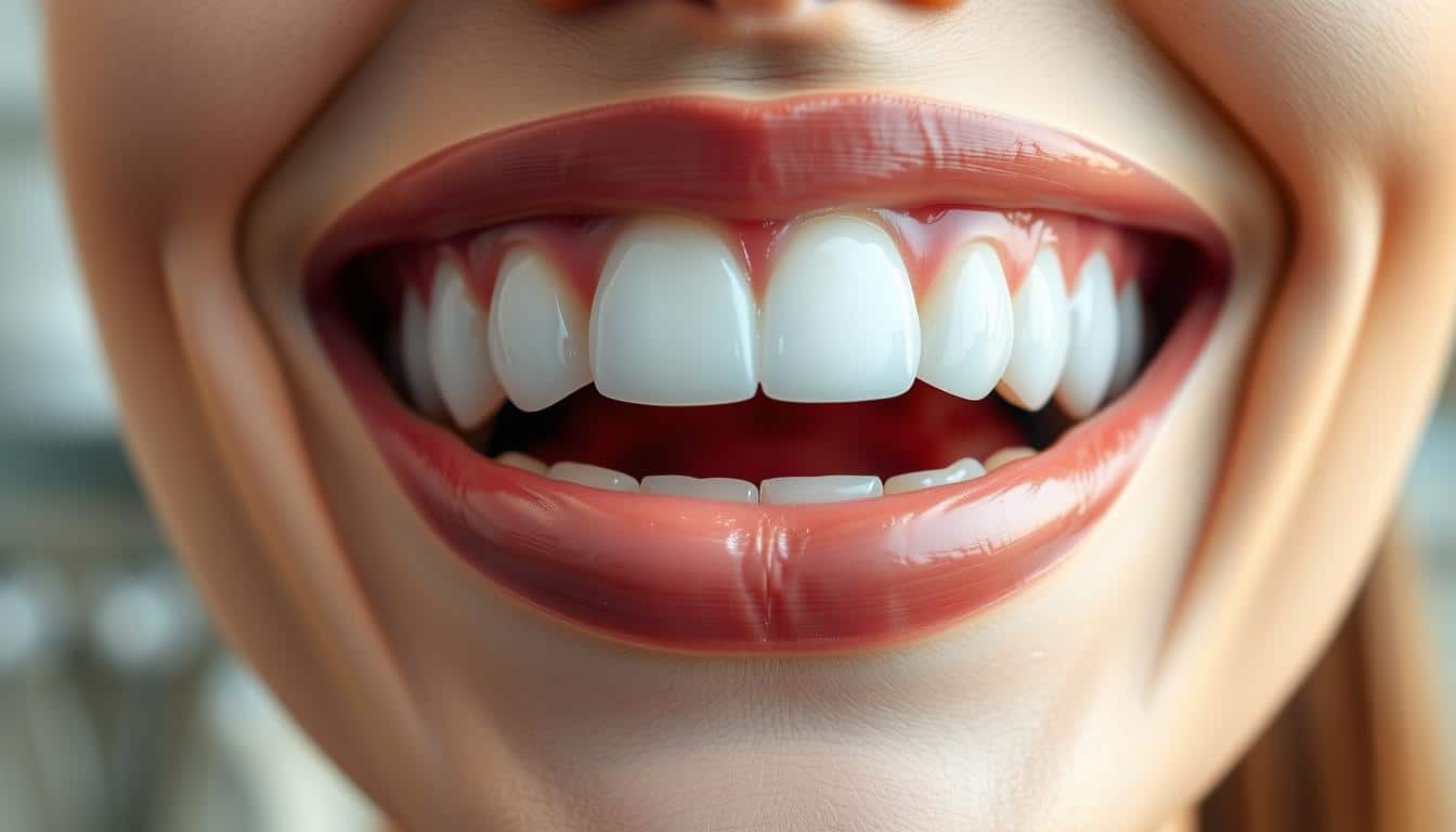 Bleaching bei Kronen und Brücken