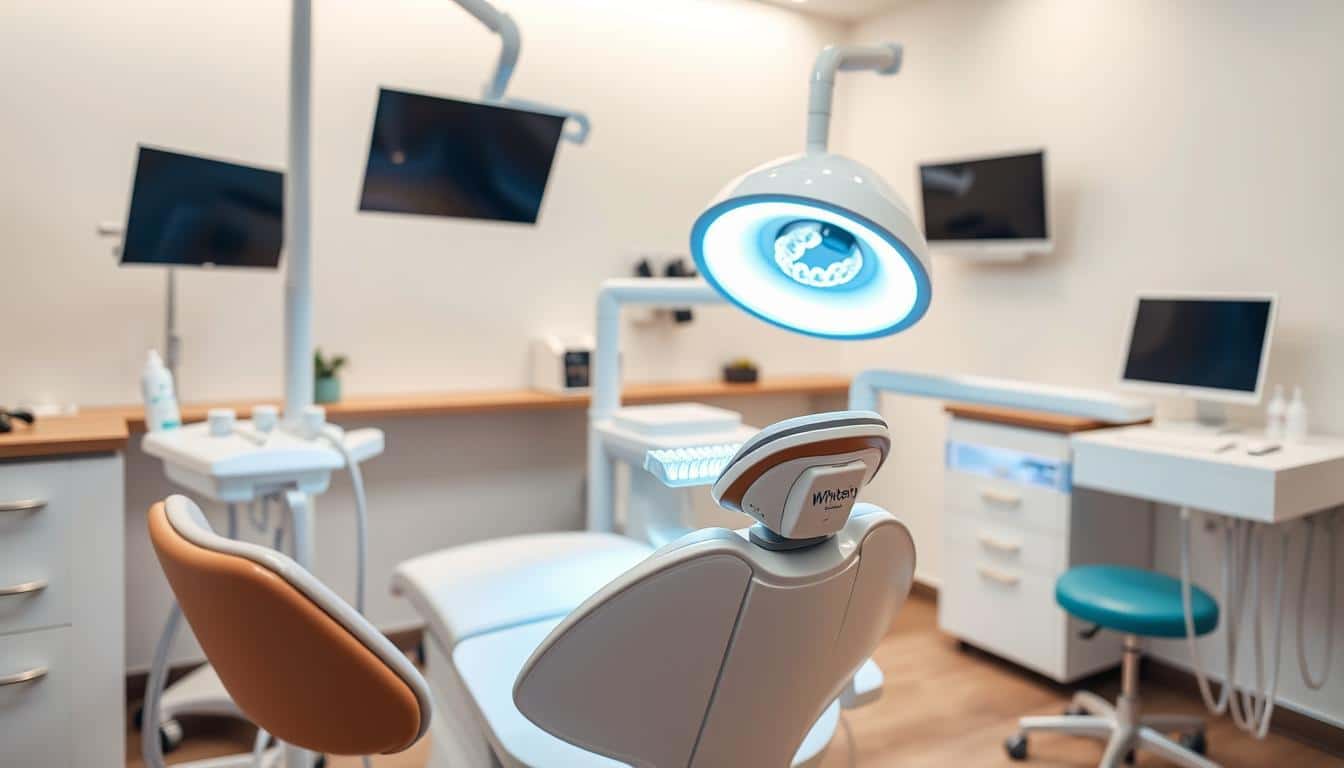 Bleaching mit Schiene vom Zahnarzt