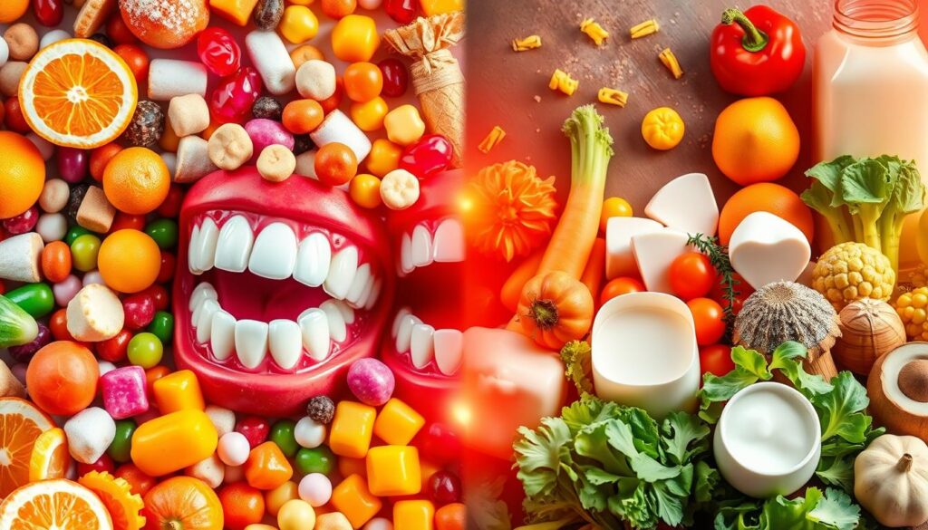 Einfluss von Ernährung auf Bleaching