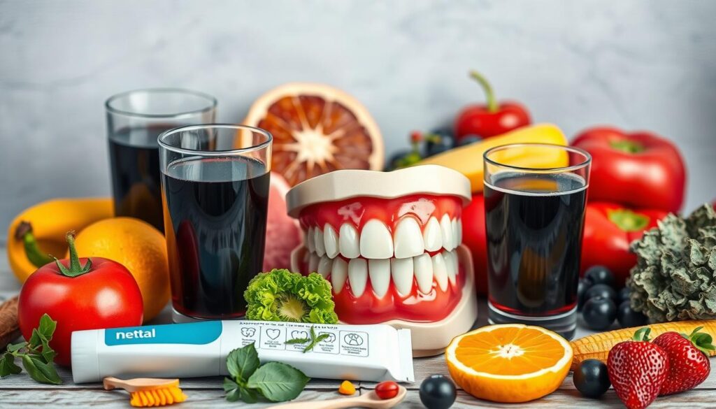Einfluss von Ernährung auf Home-Bleaching