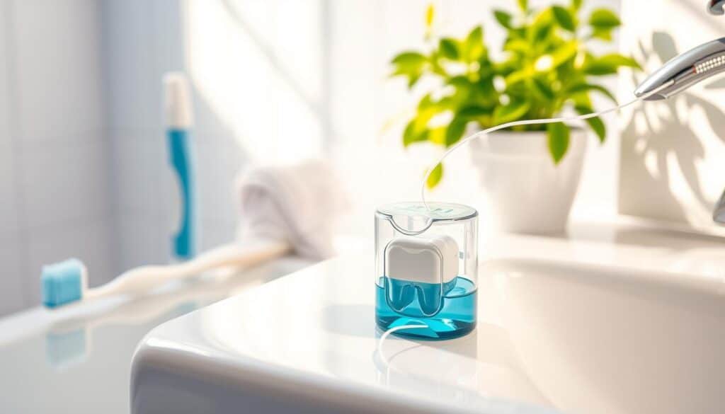 Flossing zur Verbesserung der Mundhygiene