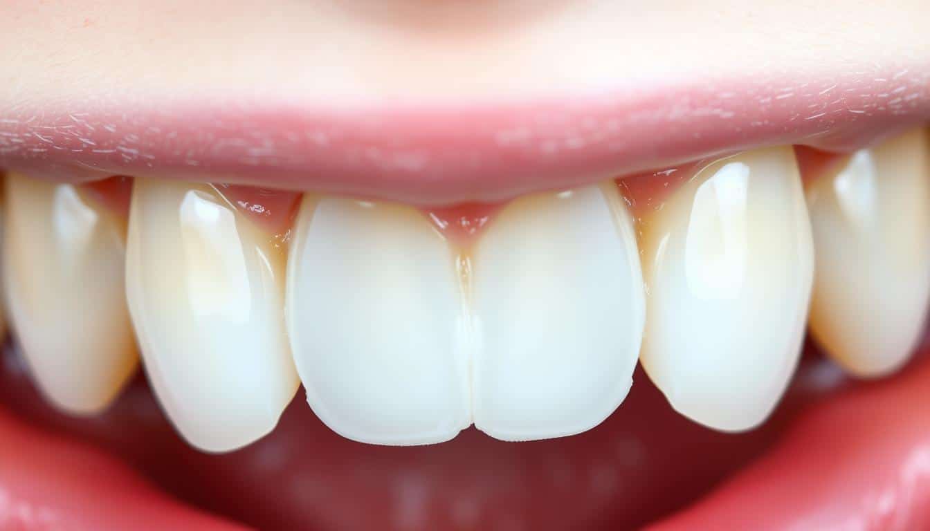 Fluorose Flecken nach Bleaching