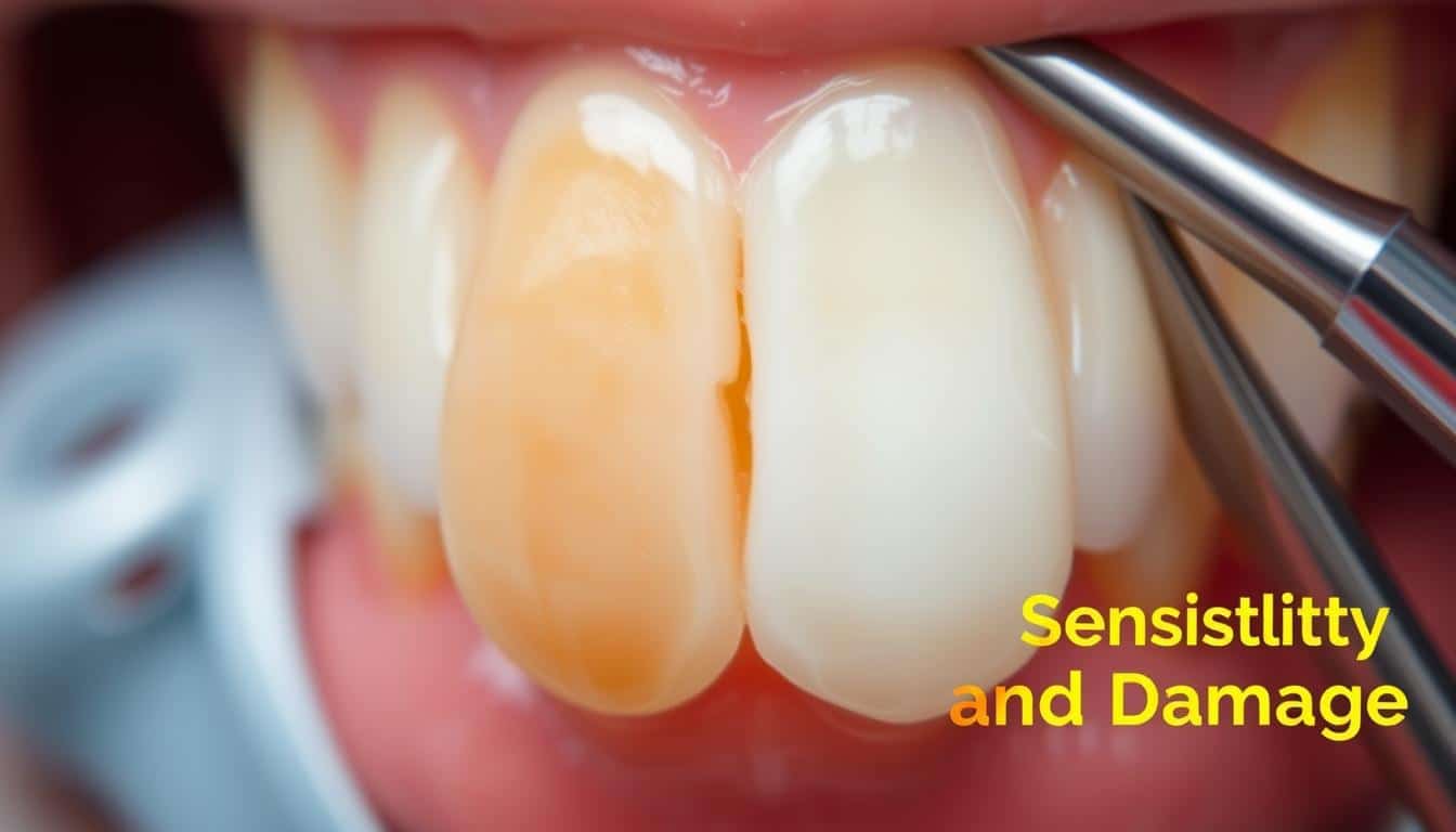 Risiken und potenzielle Nebenwirkungen von Bleaching