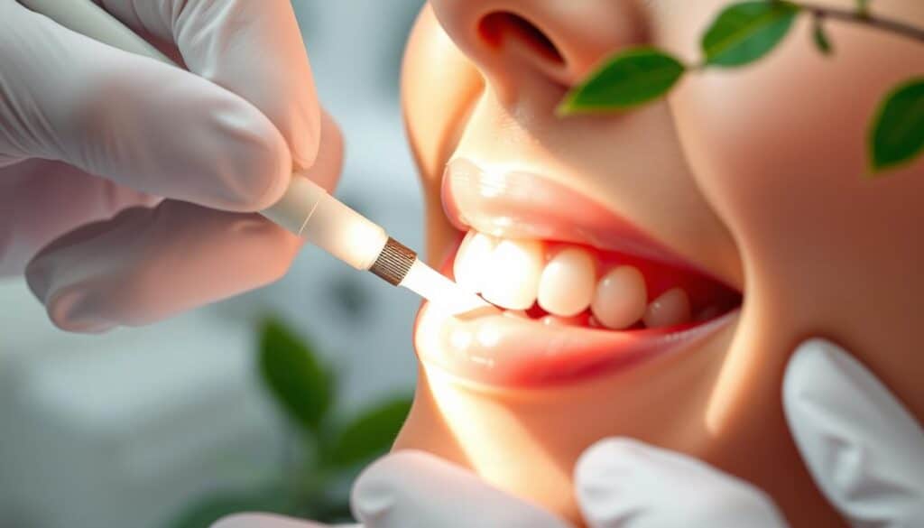 Schonendes Bleaching mit Carbamidperoxid