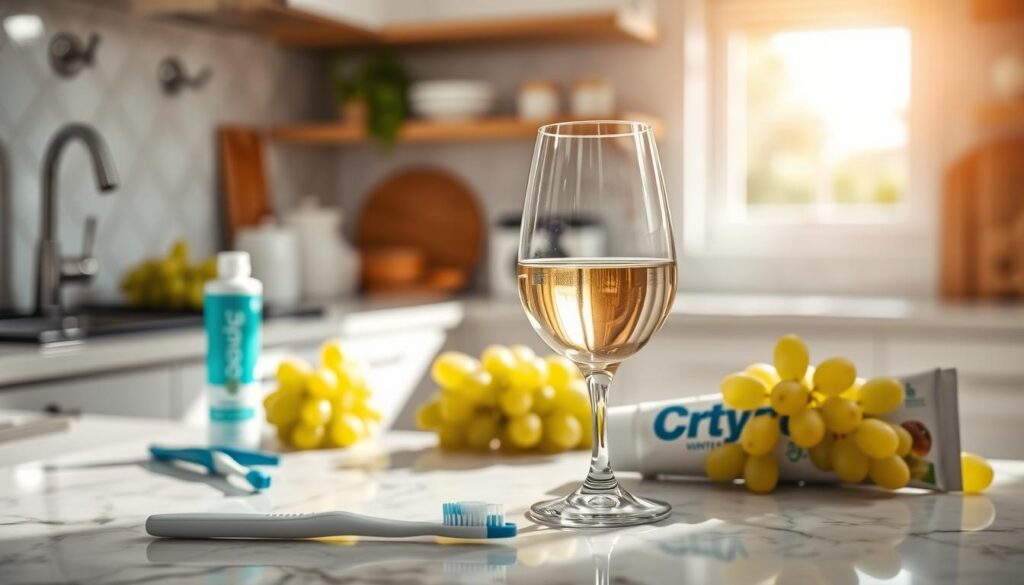 Weißwein nach Bleaching