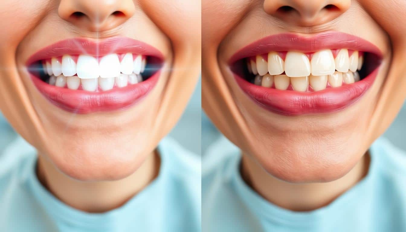 Zahnbleaching vorher nachher