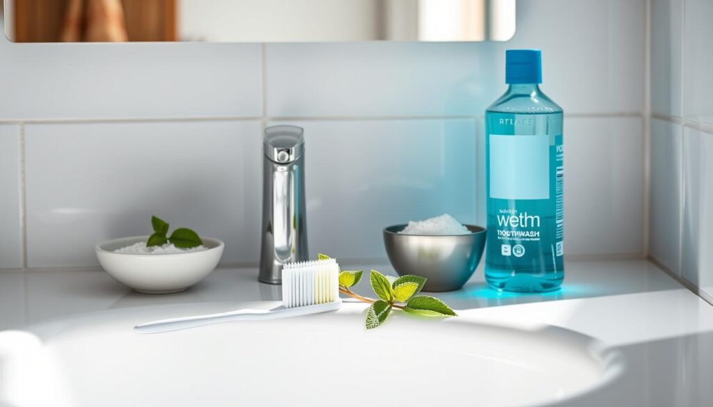 Zahnpflege nach Bleaching