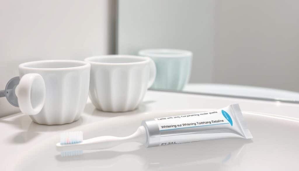 optimale Anwendung Whitening-Zahnpasta